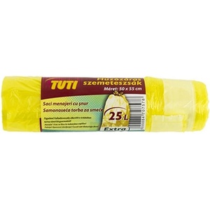 TUTI Торба за боклук TUTI 25L Extra с издърпваща се лента 20 броя 12608 (PDP_340)