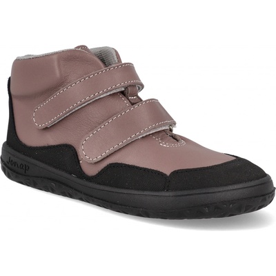Jonap Barefoot dětské kotníkové boty Bella MV roseate fialové