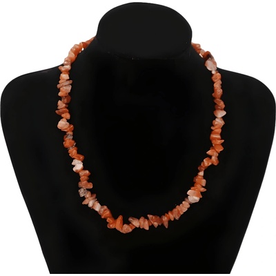 Harahu Náhrdelník NE-28512 Oranžová