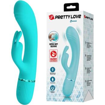 Image 1 of Вибратор с клитор стимулатор, гъвкав и мощен, 20см. - Pretty Love Scocco (DEBRA01890)
