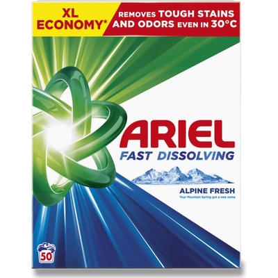 Ariel Alpine Fresh Prášek Mountain Spring 2,75 kg 50 PD
