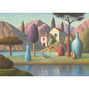 Heye - Puzzle Timeless: Lady in Blue - 1 000 piese