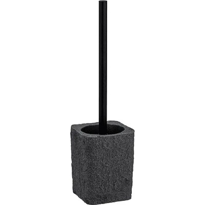 Четка и поставка за тоалетна Wenko, Villata, сива