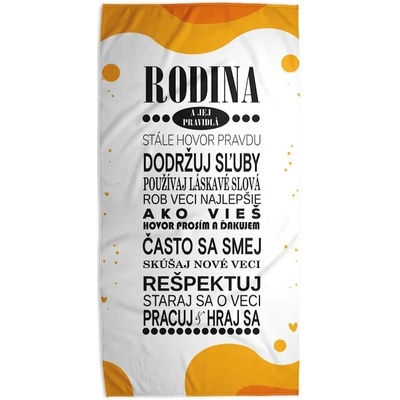 Sablio ručník rodina 3 50 x 100 cm