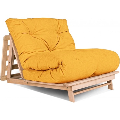 MarLiving rozkládací Layti 02 90 cm z masivu / žluté