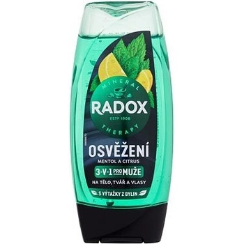 Radox Refreshment Menthol And Citrus Osviežujúci sprchový gél 225 ml