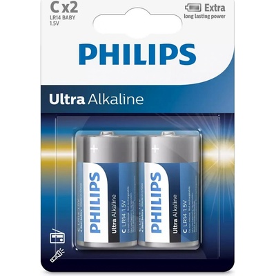 Philips Ultra Alkaline C 2ks LR14E2B/10
