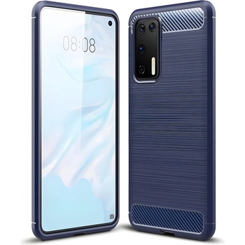 Izmael Carbon Shield TPU калъф за Huawei P40 - Син KP9460 (9460)