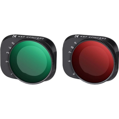 K&F Concept For DJI Drone Mini 3 Pro /Mini 3, Variable ND2-ND32 + ND32-ND512 with Single-side