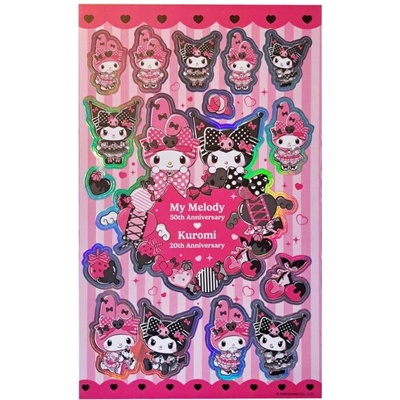 Samolepky Kuromi and my melody
