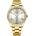 Curren Дамски часовник Curren Kairra, Златист / Бял (CURREN-9088-GOLD-WHITE)
