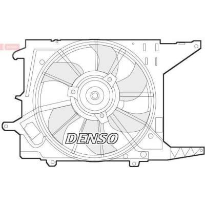 Větrák, chlazení motoru DENSO DER37003