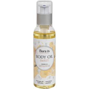 flora is Олио за тяло Sweet с аромат на ванилия, 120 ml (3029470)