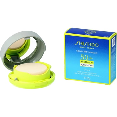 Shiseido Sports BB Compact WetForce SPF50+ Пудра за жени 12 g сянка Light