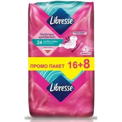 Libresse Превръзки с крилца Libresse - Ultra Long Duo, 24 броя