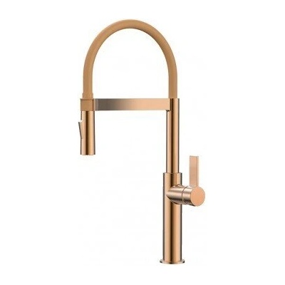 Inter Ceramic Месингов кухненски смесител icf 7169184brush rose gold - стоящ, едноръкохватков (7169184brush rose gold)