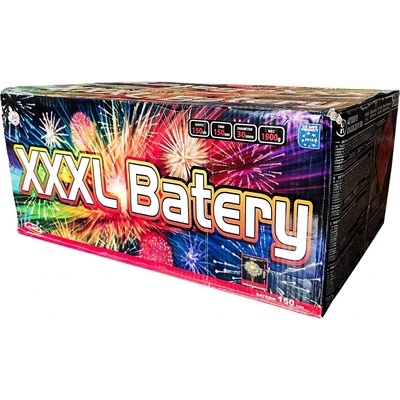 Sestavený ohňostroj XXXL BATERY 150 ran 30 mm