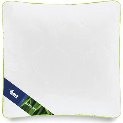 AMZ Antialergický vankúš Bamboo prešívaný 200 g biely so zipsom 40x40