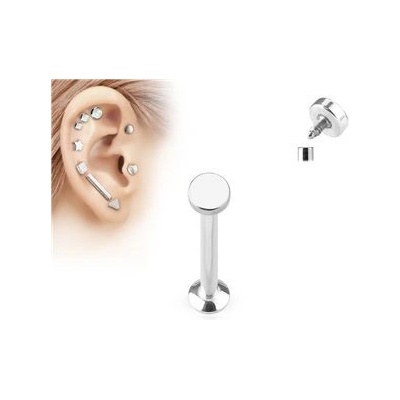 Šperky4U piercing do brady labreta kolečko LB1029ST-12064
