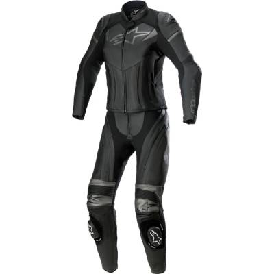 Dvojdielna kombinéza Alpinestars STELLA GP PLUS 2 čierna/metalická sivá