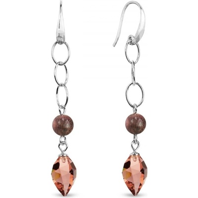 Spark se Swarovski Elements růžové Rhodonite KW6540BLR8RH Blush Rose