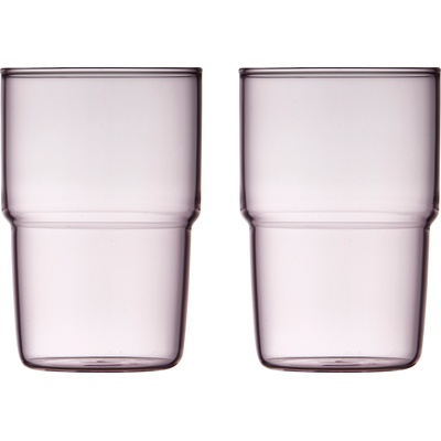 LyngbyGlas Torino Чаши 400 мл, розови, 2 бр (30199)