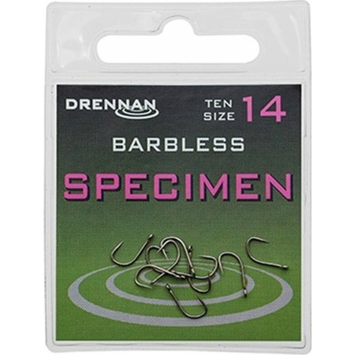 DRENNAN Specimen Barbless veľ.20 10 ks