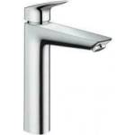 Hansgrohe Logis 190 висок смесител за умивалник без вентил, гланциран хром (71091000)