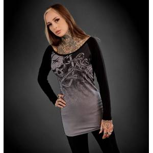 HYRAW дамска тениска с дълги ръкави hyraw - grave - fw22-w09