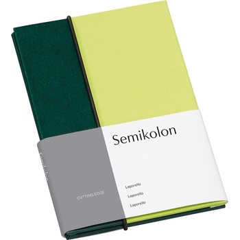 Semikolon Фотоалбум Leporello Cutting Edge тъмнозелен и киви (364858)