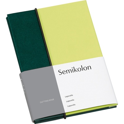Semikolon Фотоалбум Leporello Cutting Edge тъмнозелен и киви (364858)