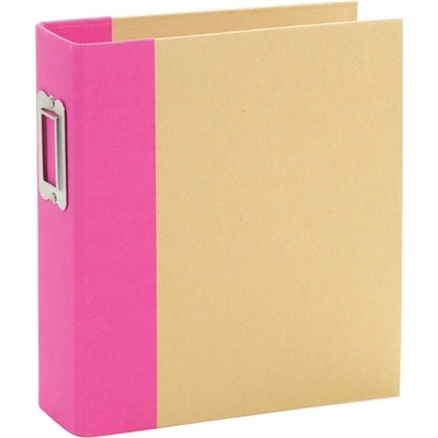SIMPLE STORIES SCRAPBOOKOVÉ ALBUM 6"X8" - PINK