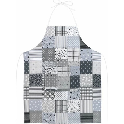 BELLATEX Zástěra Adéla 67 × 84 cm 7750/241 patchwork šedý