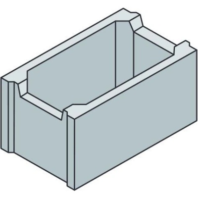 BEST-Ztracené bednění ZB 25 / 25 / 50 cm přírodní (pal. 50 ks)
