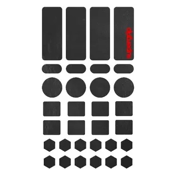 Image 1 of Pulsar универсални предварително изрязани грип ленти Supergrip Universal Grip Tape Precut Sheet (SGDIY2)