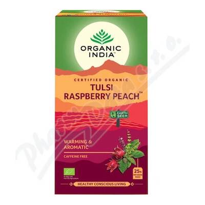 Organic India Tulsi Raspberry Peach BIO 25 x 1,9 g