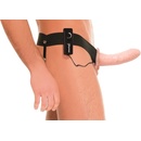 Fetish Fantasy For Him or Her Vibrating Hollow Strap On