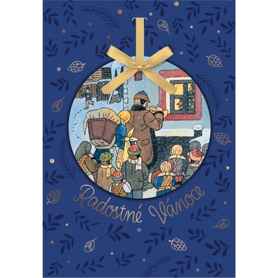 Albi Vánoční přání s ozdobou Josef Lada - Radostné Vánoce