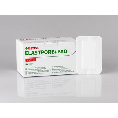 ELASTPORE+PAD sterilný. 10x 15 cm 50 ks
