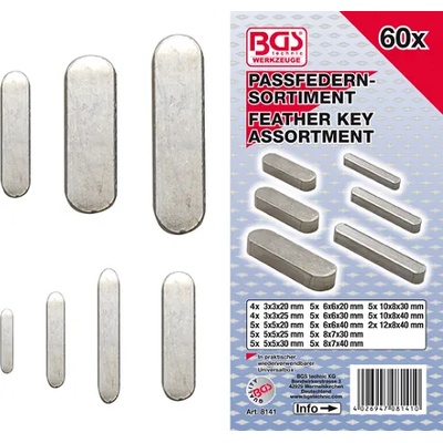 BGS technic Комплект шпонки; bgs technic, 8141