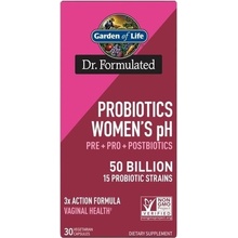 Garden of life Dr. Formulated Probiotics Womens pH 50 miliard probiotika prebiotika a postbiotika pro ženy 30 rostlinných kapsúl