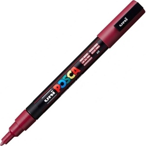 uni PC-3M Химикалка 0, 9 - 1, 3 mm 60 Red Wine 1 бр (60.1360)