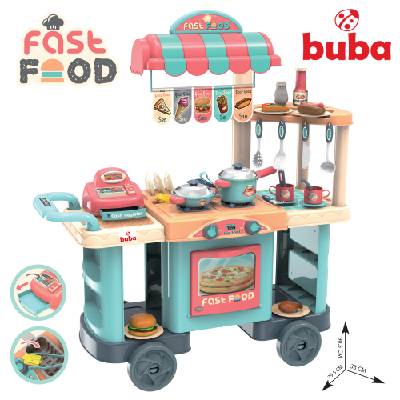 Ресторант на колела Buba Kitchen trolley 008-958, Синя (008-958)