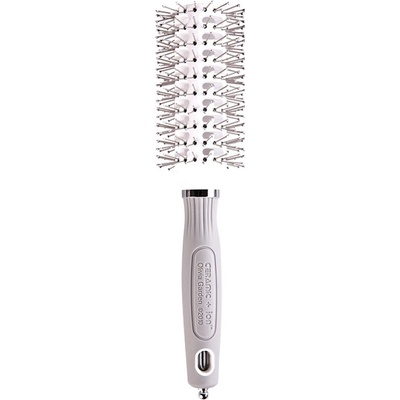Olivia Garden Ceramic + Ion Turbo Vent Pro Medium Nylon Bristles Brush Diam kefa na vlasy 32 mm