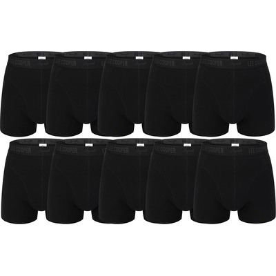 Lee Cooper Мъжки боксерки Lee Cooper Essential Boxer Trunk 10-Pack Mens - Black