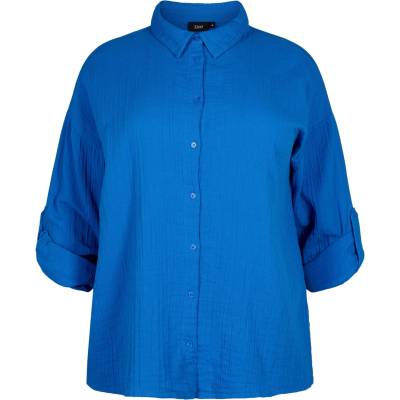 Zizzi Блуза 'VVIVU' синьо, размер XL