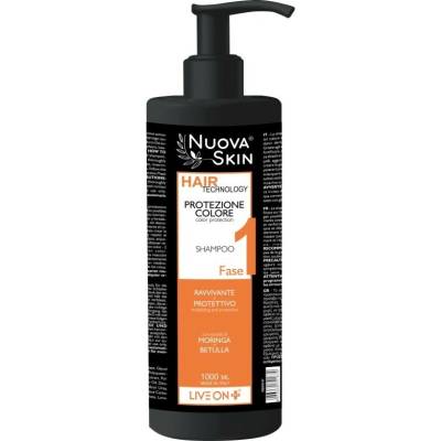 LiveOn Nuova Skin Šampón na ochranu a oživenie farby vlasov 1000 ml