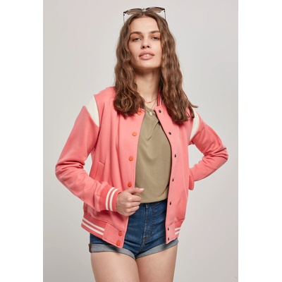 Urban Classics Дамско колежанско яке в розов цвят Urban Classics UB-TB2618-02923 - Розов, размер XS