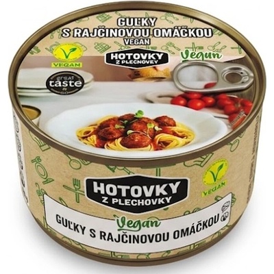 Hotovky z plechovky Vegan kuličky v rajčatové omáčce 0,8 kg