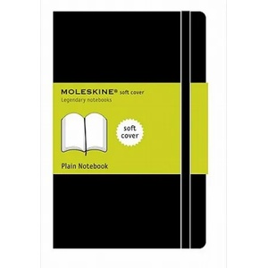 Moleskine Moleskine Soft Cover Pocket Plain Notebook Black | Moleskine